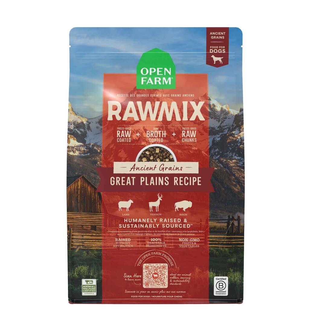 Open Farm RawMix Great Plains Ancient Grains Dry Dog Food - Image 2