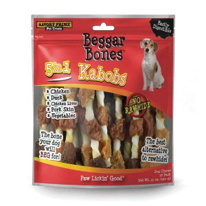 Savory Prime Beggar Bone Kabob Dog Treats
