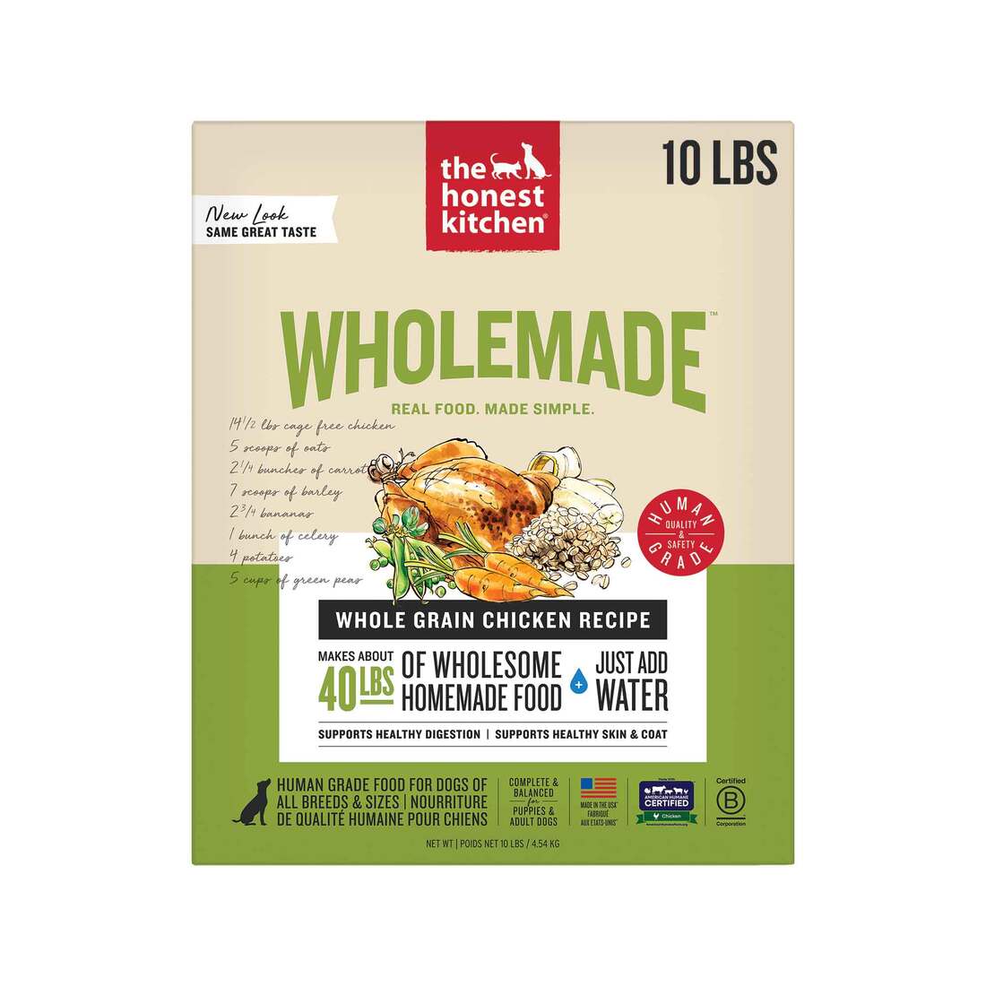 The Honest Kitchen Whole Grain Chicken Dog Food