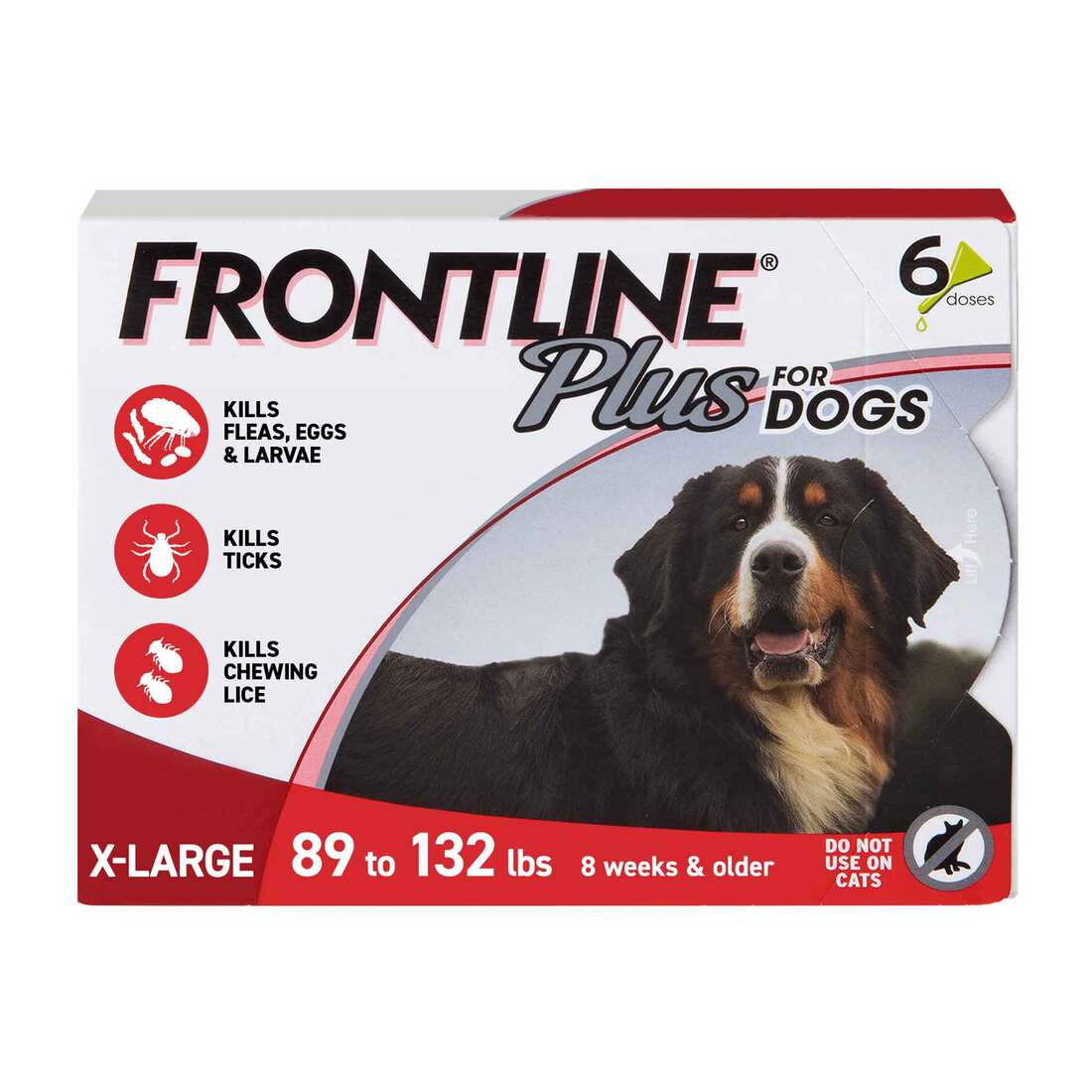 Frontline Plus Flea & Tick Control for Dogs, 89-132 Pounds - Image 2