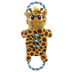 Outward Hound Ropes A Go Go Giraffe Dog Toy, Yellow