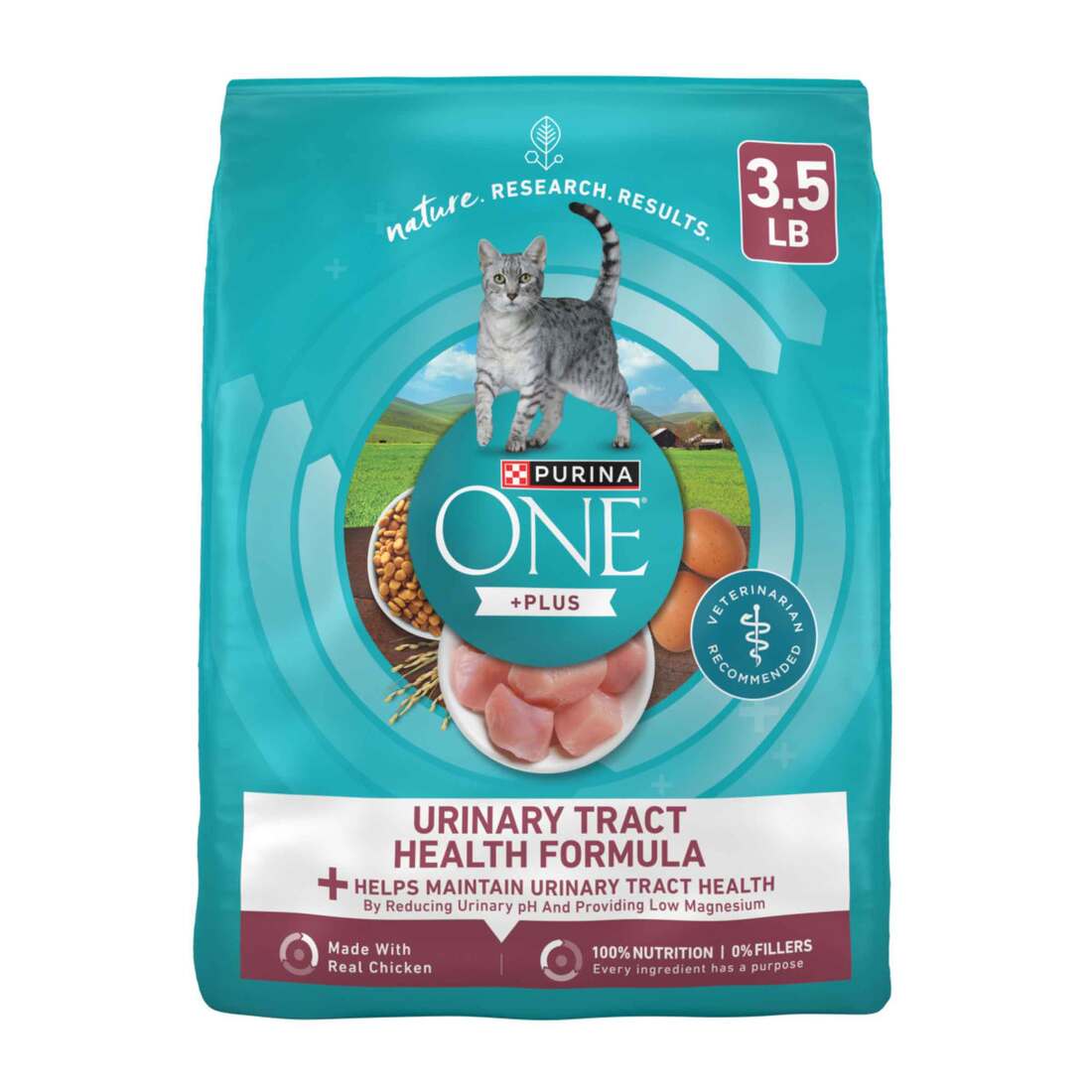 Purina ONE High Protein Dry Cat Food, +Plus Urinary Tract Health Formula - Image 3