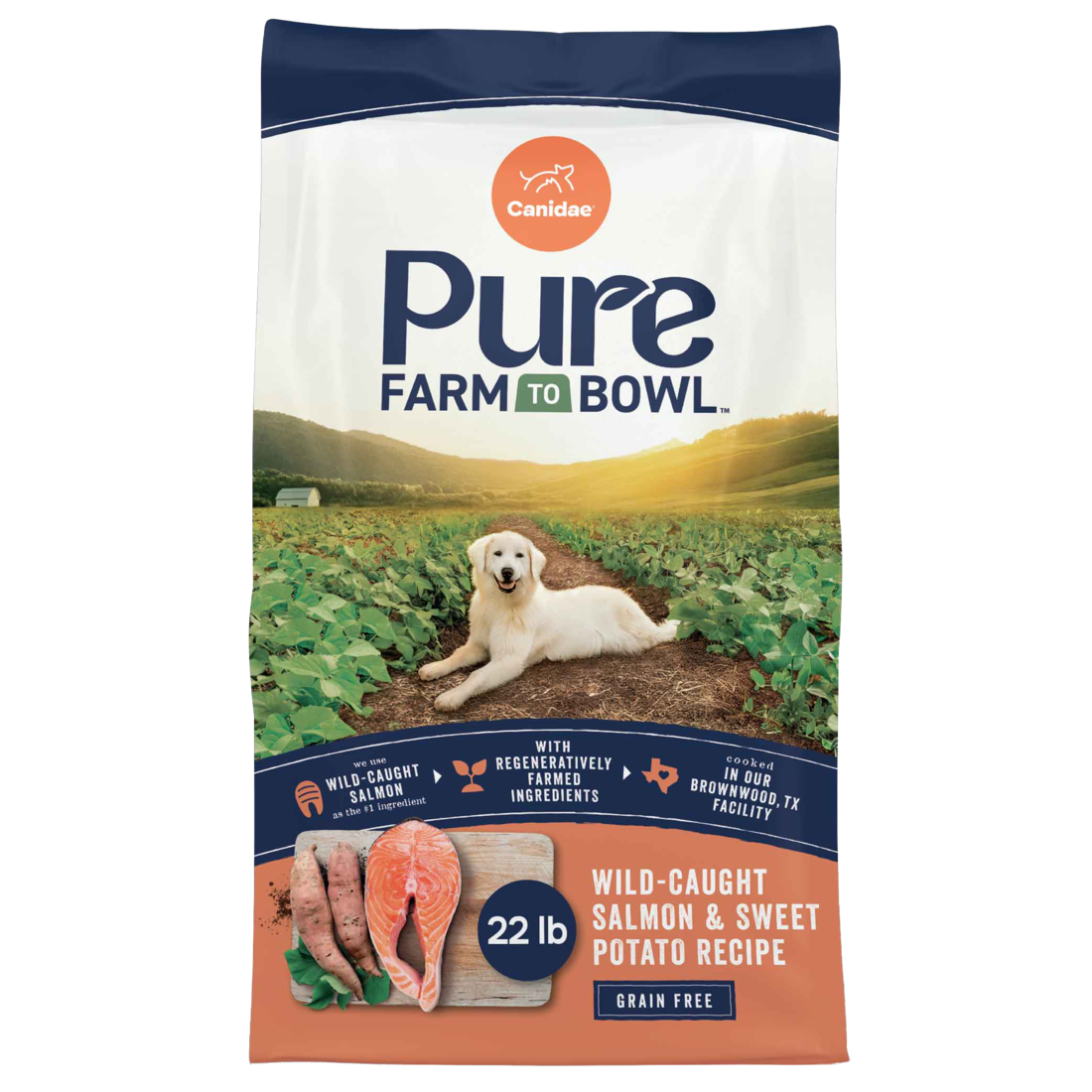 Canidae Grain-Free Pure Sea With Fresh Salmon For Adult & Senior Dogs Of All Breeds And Sizes
