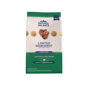 Natural Balance L.I.D Limited Ingredient Diet Lamb and Rice Large Breed Adult Dry Dog Food, 26 Pound