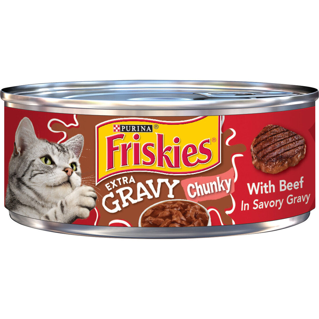 Purina Friskies Extra Gravy Chunky, Wet Cat Food - Image 4