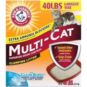 Arm & Hammer Multi-Cat Litter, 40 Pounds