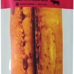 Wixom Ranch Natural Chews No Rawhide Rolls With Beef, Large, 2 Count