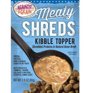 Against The Grain Meaty Shreds Dog Kibble Topper