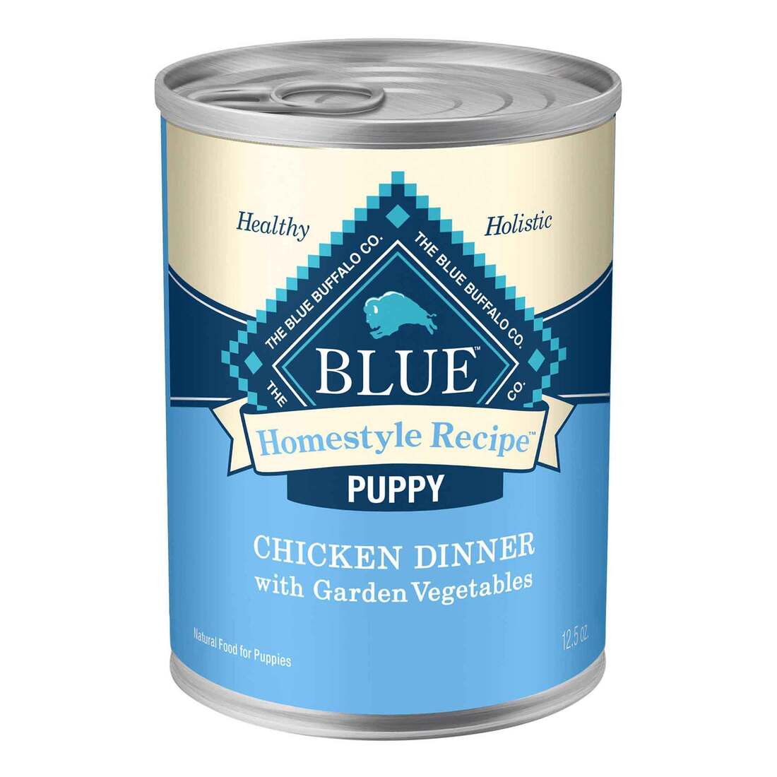 Blue Buffalo Homestyle Recipe Natural Puppy Wet Dog Food, Chicken Dinner with Garden Vegetables & Br