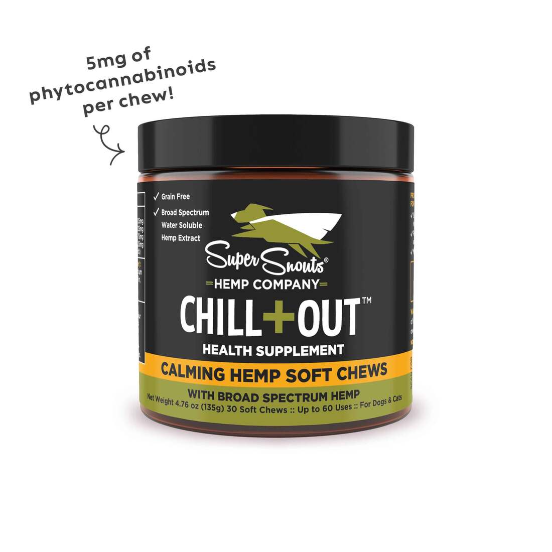 Super Snouts Chill+out Calming Hemp Dog Chew