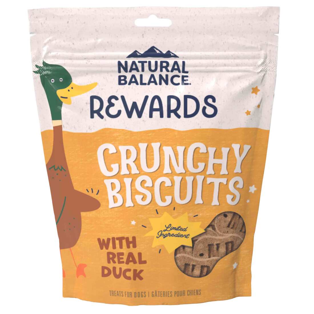 Natural Balance® Rewards Crunchy Biscuits with Real Duck Small Breed Recipe Dog Treats - Image 2