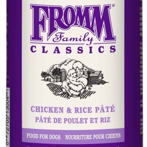 Fromm Classic Chicken & Rice Pate Food for Dogs, 12.5 Ounces