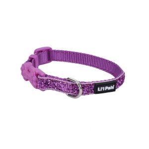 Coastal Li'l Pals® Adjustable Dog Collar with Glitter Overlay