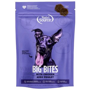 NutriSource Big Bite Dog Treat, Chicken, 14 Ounces