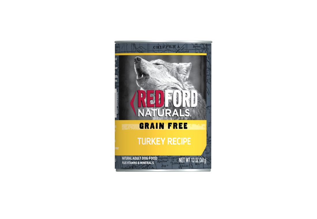 Redford Naturals Adult Grain Free Turkey Recipe Wet Dog Food, 13 Ounces