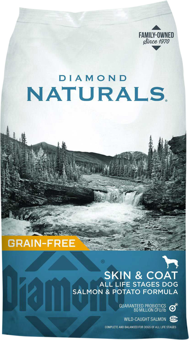 Diamond Naturals Skin & Coat Formula All Life Stages Grain-Free Salmon and Potato Dry Dog Food