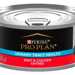 Purina Pro Plan Urinary Tract Health Beef and Chicken Entree Classic Cat Food - 5.5 Ounce Can