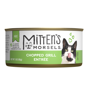 Mitten's Morsels Pat?? Chopped Grill Entr??e Wet Cat Food, 3 Ounces