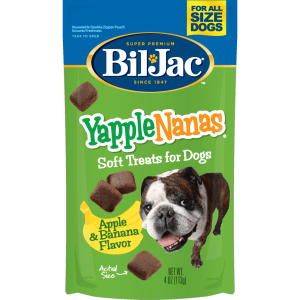 Bil Jac Yapple Nanas Dog Treats, 4 Ounces