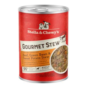 Stella & Chewy's Gourmet Stew Wet Dog Food, Beef, Green Bean & Sweet Potato, 12.5 Ounces