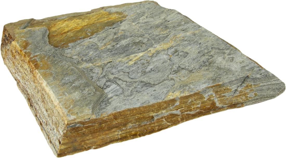 Fins First Aquarium Décor, Natural Slate Rock, Rust - Image 2