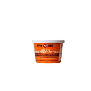 Boss Dog Froyo Pumpkin and Cinnamon Frozen Dog Food, 3.5 Ounces