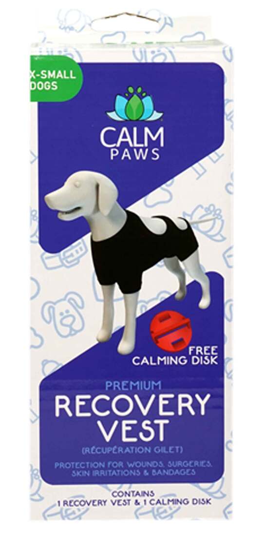 Calm Paws Calming Recovery Vest With Disc - Image 4