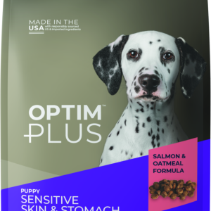 OptimPlus Puppy Sensitive Skin & Stomach Salmon & Oatmeal Formula Dry Dog Food