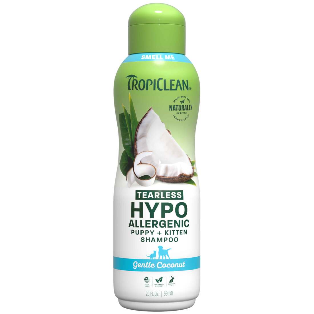 TropiClean Gentle Coconut Puppy Shampoo, 20 ounce