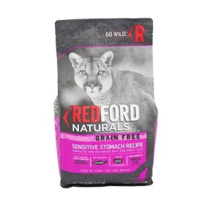 Redford Naturals Grain Free Sensitive Stomach Recipe Adult Cat Food, 4 Pounds