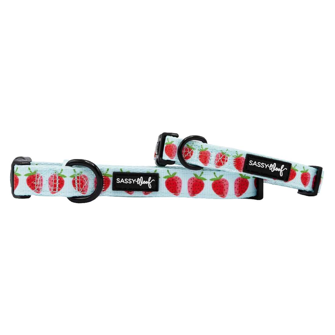 Sassy Woof Dog Collar, I Woof You Berry Much - Image 3