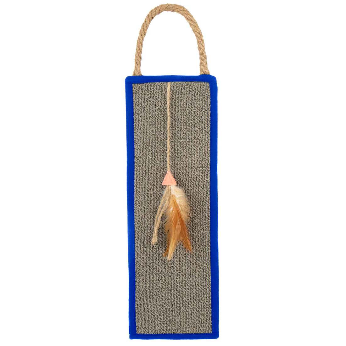 SmartyKat Clever Claws Triple Panel Carpet & Burlap Hanging Cat Scratcher and Mat
