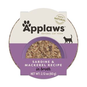 Applaws Wet Cat Food, Sardine with Mackerel, 2.12 Ounces