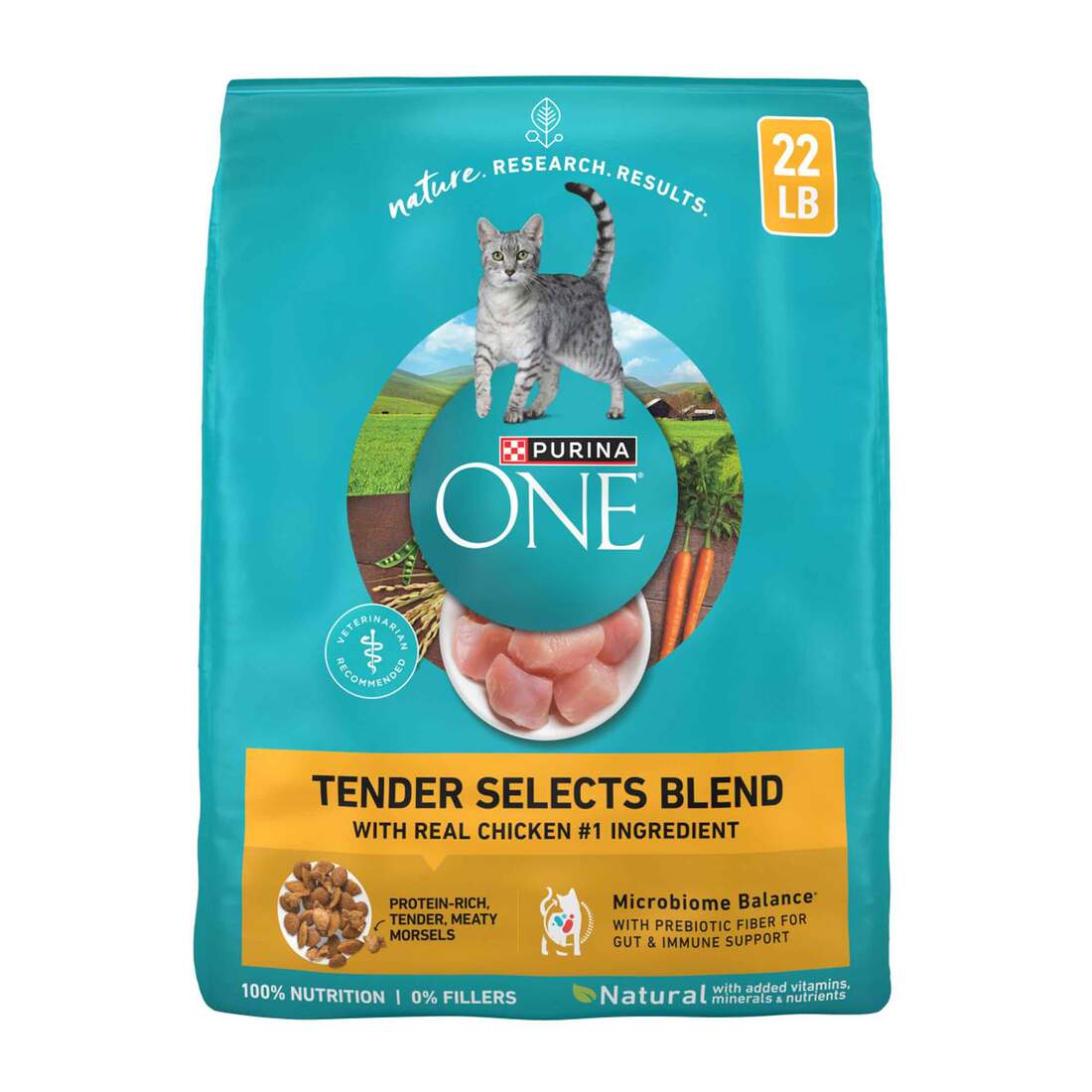 Purina ONE Natural Dry Cat Food, Tender Selects Blend With Real Chicken - Image 2