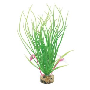 Fins First Plastic Plant Green With Butterfly, Medium