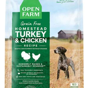 Open Farm Homestead Grain Free Kibble Dry Dog Food, Turkey & Chicken