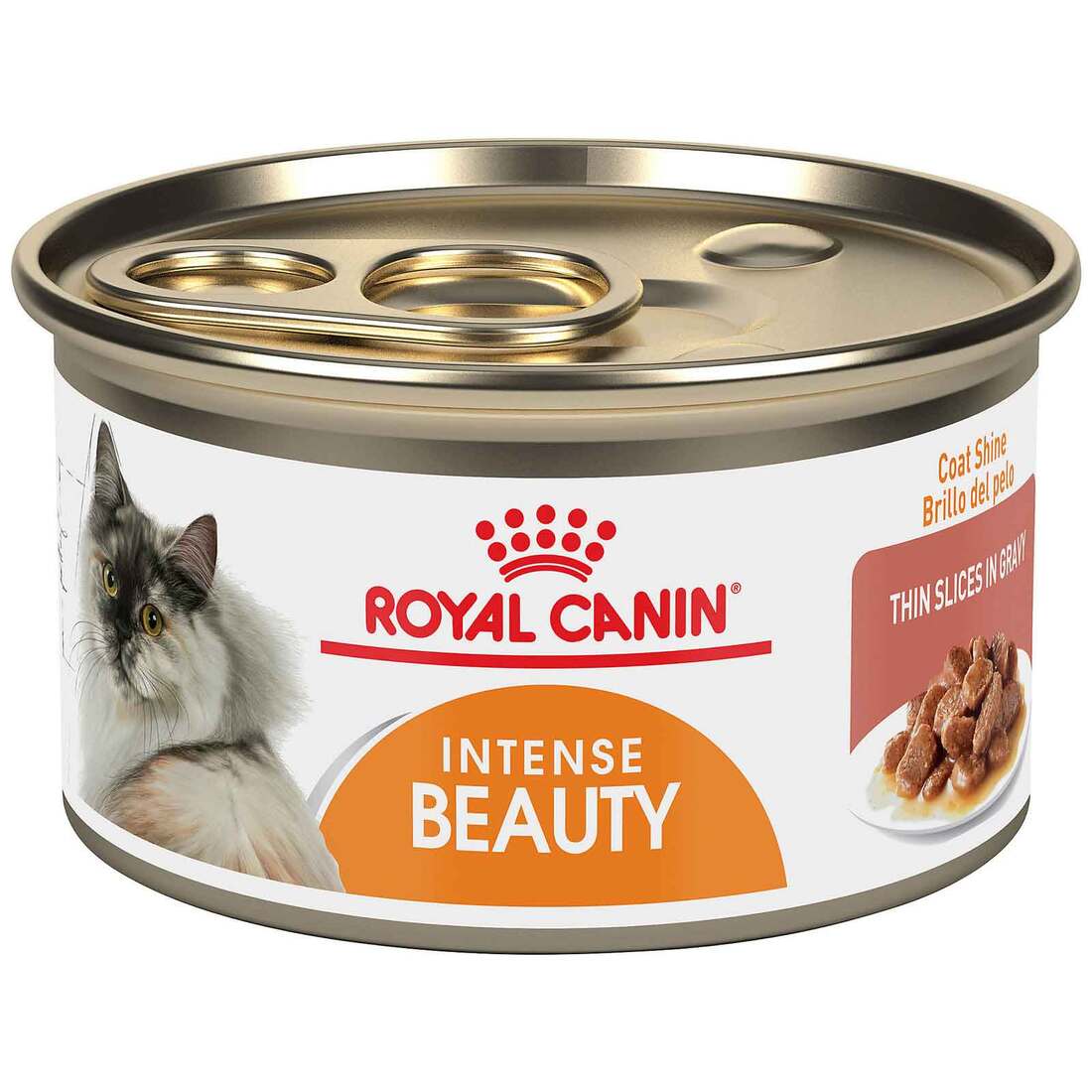 Royal Canin? Feline Care Nutrition? Hair & Skin Care Thin Slices In Gravy Wet Cat Food, 3 Ounces