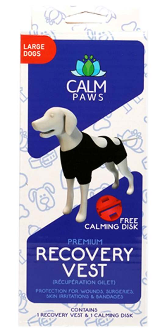 Calm Paws Calming Recovery Vest With Disc - Image 2