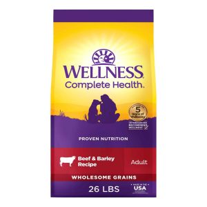 Wellness Complete Health Grained Adult Dry Dog Food, Beef & Barley Recipe
