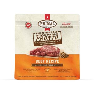 Primal Pet Foods Canine Beef Freeze-Dried Raw Pronto, 16 Ounces