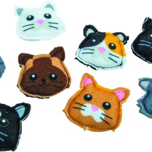 Play On Cat Toy Catnip Plush Kitty, Assorted Colors