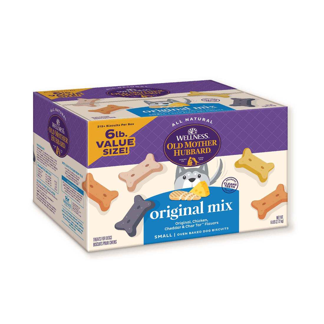 Old Mother Hubbard by Wellness Classic Original Mix Dog Treats, Small