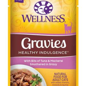 Wellness Healthy Indulgence Natural Grain Free Wet Cat Food, Gravies