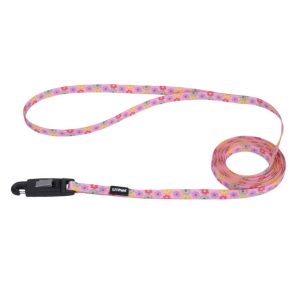 Li'l Pals® Patterned Dog Leash with E-Z Snap®, Daisy Multi-Color, 3/8" x 06'