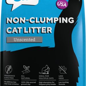 Play On Non-Clumping Cat Litter, Unscented, Bag, 40 pounds