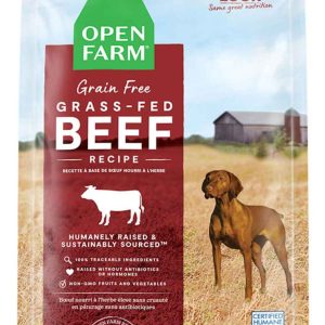 Open Farm Grain Free Kibble Dry Dog Food, Grass-Fed Beef