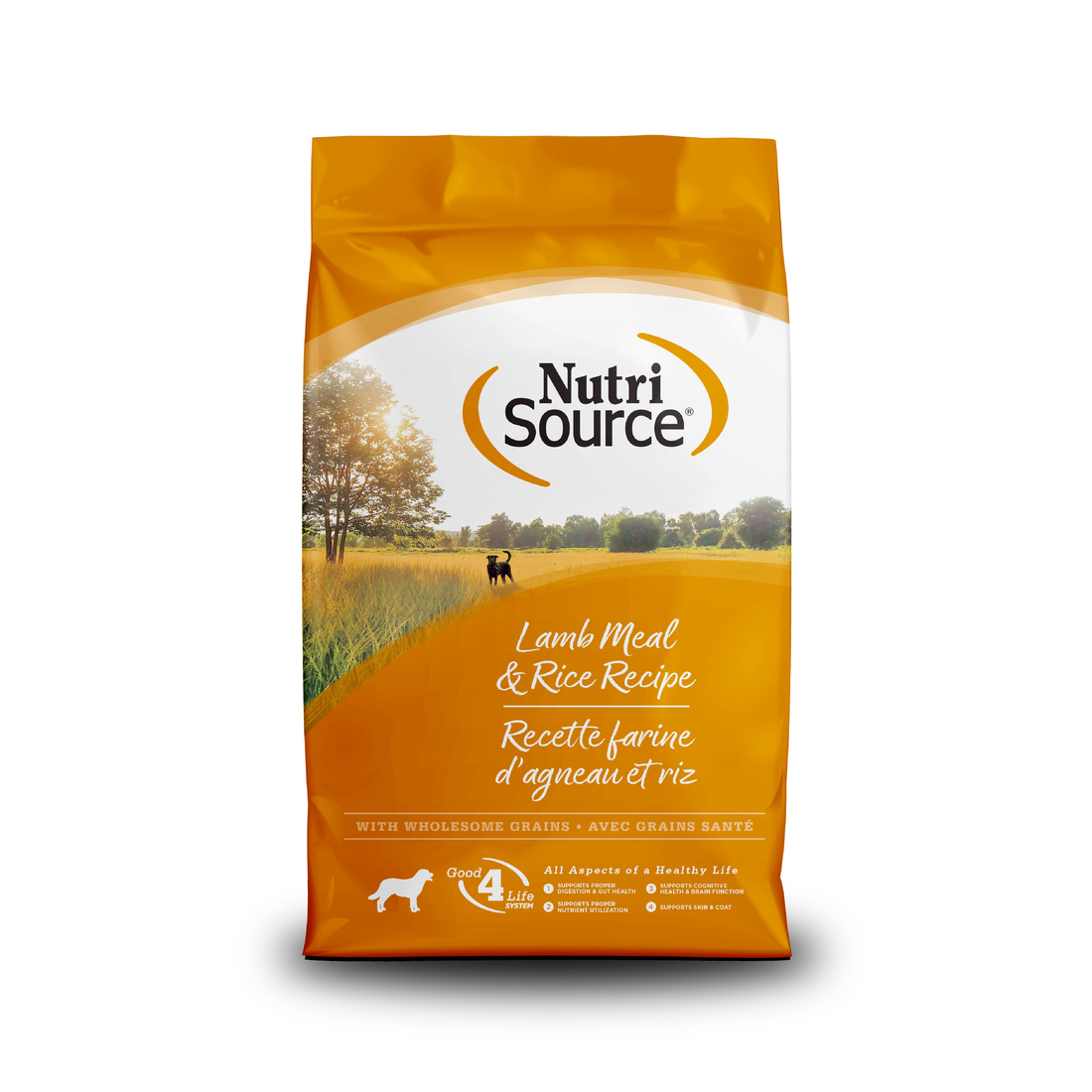 NutriSource Lamb Meal & Rice Dry Dog Food, 4 Pounds