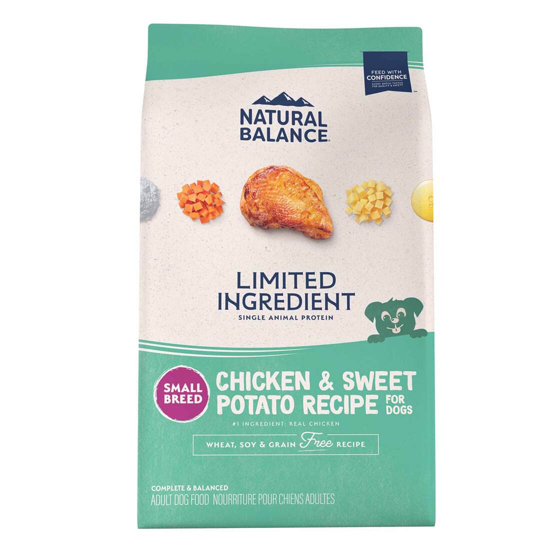 Natural Balance L.I.D. Limited Ingredient Diets Chicken & Sweet Potato Formula Small Breed Bites Dry - Image 2
