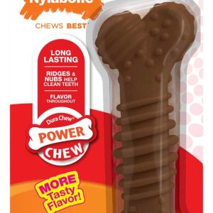 Nylabone Dura Chew Textured Chicken Dog Chew Toy, Wolf Size