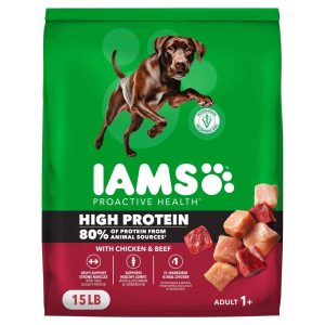 IAMS Proactive Health High Protein Chicken & Beef Dry Dog Food